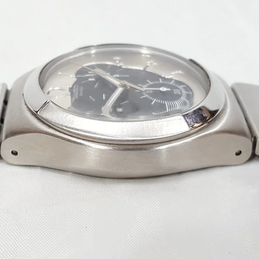 Swatch Irony V8 Quartz Chronograph Double Level Wristwatch YCS109 AG 2005